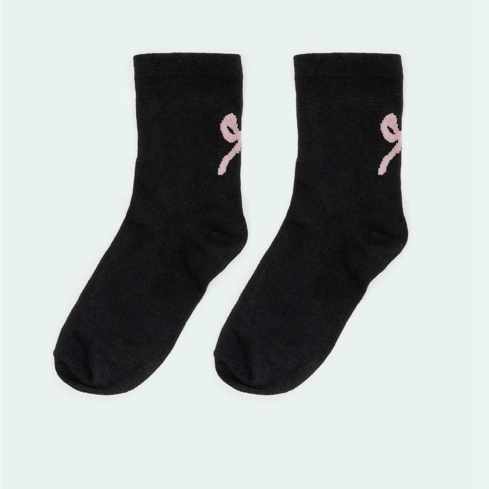 Edikted Black and Pink 🎀 Socks Size os